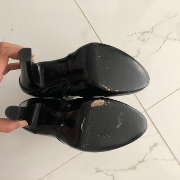 Fendi Black Patent Booties - Picture 4 of 7